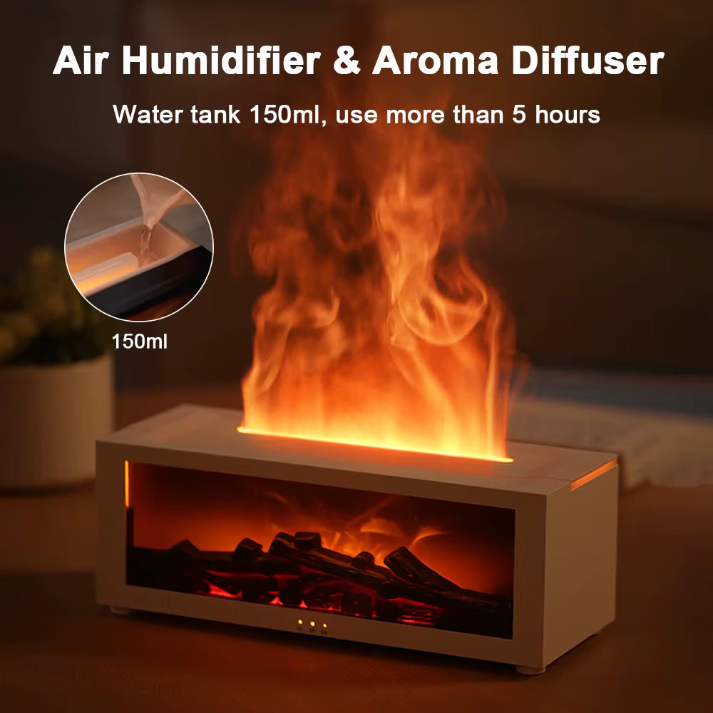 Aromatic flame diffuser