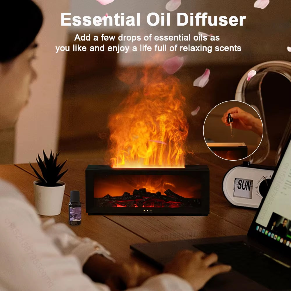 Aromatic flame diffuser